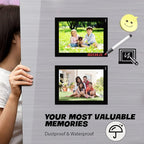 Magnetic Picture Frames with Black Border(4"X6",10 Pack),Magnet Photo Frame Pockets/Postcard Holder,Decorations for home/office/school/Classroom/party