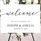 Wedding Welcome Sign - Welcome To The Wedding Sign - Personalized Wedding Sign - Wedding Décor