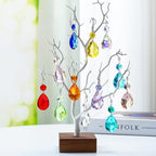 H&D HYALINE & DORA 3Inch Crystal Suncatcher Bauhinia Prisms Pendants 10Pcs Chandelier Crystals Replacement Hanging Sun Catcher Beads for DIY Arts Crafts Decor (Purple)