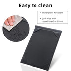 Menu Covers - Set of 10 Double-Sided Table Tent Cards for Restaurant, Dinner Party, and Bar Menus - Includes Bill Holder and Reserved Seating Signs - Easy to Clean and Foldable (10, 5"x7")