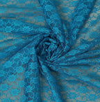 MDS Pack of 15 Wedding 12 x 108 inches Lace Table Runner for Wedding, Decorations for Birthday Parties, Banquets, Graduations, Engagements, and Runners fit Rectangle, Round Table- Dark Teal