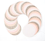 Rose-Gold Pink-White Birthday Party-Decorations Streamers - 52Ft Baby Bridal Shower Hanging Paper Garland Banner,Bachelorette Wedding Engagement Christmas Supplies Backdrop Graduation Decor Hugtmr