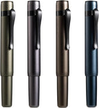 Hongdian M2 Black Forest Mini Fountain Pen, Medium Nib & Sleek Shape Aluminium Short Pocket Travel Pen (Army Green)