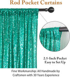 ShinyBeauty Premium Sequin Photography Backdrop 4x7 FT -Green Glitter Fabric Backdrop Curtain for Wedding, Birthday, Party Decor -Sequined Curtains (Green)