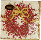 Caspari Pepperberry Paper Cocktail Napkins - Four Packs of 20