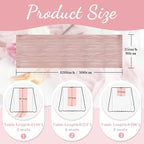 Pink Table Runner, 10Ft 120in Cheesecloth Table Runner, Gauze Rustic Cheese Cloth Table Runners for Wedding, Party, Baby & Bridal Shower, Boho Table Runners for Christmas Thanksgiving Halloween Easter