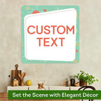 Custom Sign, Custom Street Sign, 11 Font Colors, 13 Font Styles, 4 Hole Options, 22 Sizes, 30x30 Inches, Rust Free DiBound, Fade Resistant, Made in USA by My Sign Center (Mid-Century Modern 2)