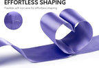 Purple Satin Ribbon Double-Faced Wired Ribbons for Gift Wrapping Flower Bouquet Bows Wedding Invitation Christmas Decor Crafts 2-1/2 Inch 10 Yards