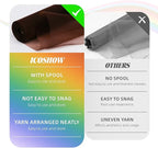 Crystal Organza Fabric Tulle 11 Inch by 50 Yards Sheer Tulle Rolls for DIY Craft Wedding Party Baby Shower Decor Gift Wrapping Party Supplies (Brown)