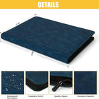 Premium Ringless Trading Card Binder - 1024 Capacity, 16 Side-Loading Pockets per Page, Archival Quality Protection & Anti-Slip Spine for TCG, MTG, Sports Cards (Navy)
