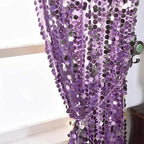 9x9FT Big Sequin Purple Backdrop Curtains, Sequin Photo Backdrop Payette Backdrop Curtain Panels, Shimmer Fabric Photography Backdrop for Wedding Party Christmas Decoration