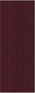 Ottomanson 2' x 8' Hallway Runner with Scraper Pile - Extra Durable Non-Slip Rug Mat for Indoor & Outdoor Use - Ideal for Kitchen, Entryway, Patio & Garage - High-Traffic Carpet, Red