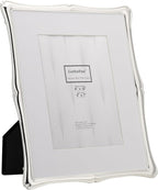 4 x 6'' Premium Alloy Silver Photo Frame - Luxury Display with Real Glass and Velvet Backing,Hi End Décor Metal Frames