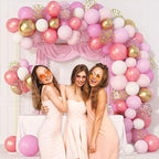 10 x 7 Feet Light Pink Backdrop Curtain for Partie, Background Curtains for Photoshoot, Birthday, Wedding, Halloween, Thanksgiving, Christmas Day, New Year Party Decorations 5Ft x 7Ft, 2 Panels