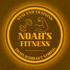 Custom Gym LED Sign – Personalized Color Changing Acrylic Wall Decor for Home Gym, Workout Room, or Man Cave (Gym, 16 INCHES)