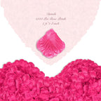 1000Pieces Rose Petals, Artificial Flower Petals Fake Rose Petals for Romantic Night,Wedding,Proposal Anniversary Flower Decorations (Rose Red)