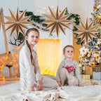 Easy Joy 3Pcs Boho Paper Landern Star