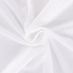 White Wedding Arch Draping Fabric 2 Panels 29" x 20 FT White Drapes for Backdrop Sheer Curtains Wedding Drapes for Romantic Bridal Baby Shower Ceremony Birthday Party Fall Outdoor Events