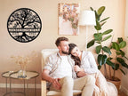 Personalized Tree of Life Metal Sign, Custom Name Sign, Tree of Life Wall Decor,Tree of Life Wall Decor, Custom Metal Signs Personalized