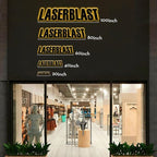 Custom Led Business Backlit Signage, Customizable 3d Laser Cut Metal Business Logo Sign For Wall, Personalized Illuminated Backlit Reverse Channel Sign For Company Office Salon Storefront Studio Cafe