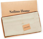 Solino Home Linen Tablecloth for Rectangle Tables 60 x 120 Inch - 100% Pure Linen Birch Table Cloth - Fete, Machine Washable Cloth Tablecloth for Fall, Autumn, Thanksgiving
