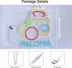 CNBEYOUNG Paloma Neon Sign, Neon Lights Hanging Wall Art Decoration for Mexican Restaurants Shop Cocktail Bar Kitchen Party Home Decor, USB - Driven, Super Bright & Adjustable,15x 12.6inches