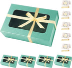 Light Green Large Gift Boxes with Window, 13.5"x9"x4.3" Bridesmaid Boxe for Gift Giving,Birthday Gift Box with Magnetic,Closure Lid Gift Boxes for Presents,Cute Boxe,Luxury for Gift Packaging,Gift Box for Wrapping Gifts