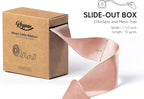 Rose Gold Satin Ribbon Double-Faced Wired Ribbons for Gift Wrapping Flower Bouquet Bows Wedding Invitation Christmas Decor Crafts 1-1/2 Inch 10 Yards