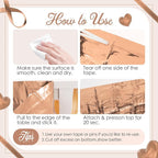 2 Pack Rose Gold Table Skirts, 29x108" Metallic Foil Tinsel Fringe Table Skirts for Rectangle Tables Streamer Curtains Backdrop, Party Decorations for Birthdays Weddings Holidays