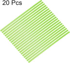 uxcell 20pcs Hot Glue Sticks for Glue Gun 7mm/0.28-inch x 10-inch Mini Hot Melt Adhesive Glue Stick Light Green