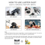 HomeHere Edible Luster Dust Food-Grade Glimmer Powder Glitter for Cake Decorating 7g, Edible Sprinkle Glitter for Cocktails Drinks Baking Candy Dessert Chocolate Vegan Tasteless, Black