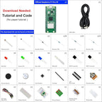 Freenove Basic Starter Kit for Raspberry Pi Pico W (Included), Dual-core Arm Cortex-M0+ Microcontroller, 386-Page Detailed Tutorial, 142 Items, 55 Projects, Python C Code