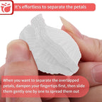 1000 Pcs Artificial Fake Rose Petals,Flower Petals for Romantic Night, Engagement, Party, Wedding, Event Flower Decorations, in Bulk(White)