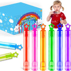 300 Pack Mini Bubble Wands for Kids, Bulk Rainbow Party Favors & Goodie Bag Stuffers Fillers for Toddlers, Prize Box Toys for Halloween Classroom Rewards, Bulk Gifts for Wedding, Pinata, Carnival