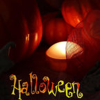 LED Pumpkin Lights with Remote and Timer, Battery Operated Bright Flickering Flameless Candles for Pumpkin Decor, Jack-O-Lantern Halloween Party Decorations,Orange Color, 6 Pack