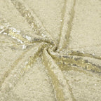 JYFLZQ Champagne Sequin Backdrop Curtains 10ft x 10ft 1 Panel Glitter Photo Booth Backdrops Sparkly Photography Background Drapes for Parties Wedding Bridal Showers