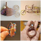 99.9% Soft Copper Wire, 18 Gauge/ 1 mm Diameter, 213 Feet / 65m, 1 Pound Spool Pure Copper Wire, Jewelry Making Wire Craft Wire