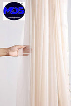 MDS Halloween Chiffon Draping Fabric - 1 Panel, 30" Wide x 75ft Long - Sheer Spooky Arbor & Canopy Drapery for Haunted House Backdrops, Party Ceilings, DIY Costumes & Themed Events - Nude