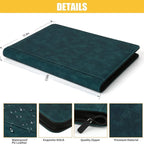 Premium Ringless Trading Card Binder - 1024 Capacity, 16 Side-Loading Pockets per Page, Archival Quality Protection & Anti-Slip Spine for TCG, MTG, Sports Cards (Viridian)