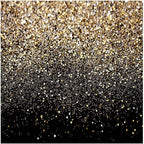 SJOLOON Black and Gold Backdrop Gold Spots Backdrop Vinyl Photography Backdrop Vintage Background for Family Birthday Party Newborn Studio Props 11547(8x8FT)