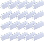 Boao 50 Pieces Table Skirting Clips EC Model Tablecloth Clips for Table 3/4 Inch - 1 Inch with Hook Loop for Indoor Outdoor Events