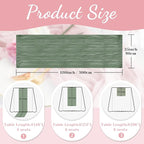 Sage Green Table Runner, 10Ft 120in Cheesecloth Table Runner, Gauze Rustic Cheese Cloth Table Runners for Wedding, Party, Baby Shower, Boho Table Runners for Christmas Thanksgiving Halloween Easter