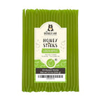 The Honey Jar Green Apple Flavored Honey Sticks - Pure Honey Straws For Tea, Coffee, or a Healthy Treat - One Teaspoon of Flavored Honey Per Stick - Made In The USA with Real Honey - (20 Count)