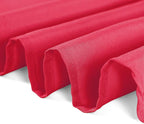 Cupuamon 120 inch Round Tablecloth Washable Polyester Table Cloth Decorative Table Cover for Wedding Party Dining Banquet（120 inch,Red）