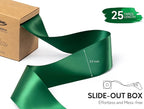 Forest Green Satin Ribbon 2.5 Inch Double-Faced Ribbons 25 Yards for Christmas Gift Wrapping Crafts Flower Bouquet Wedding Paper Bows Invitations