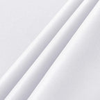 sancua 8 Pack White Tablecloth 60 x 120 Inch, Rectangle Table Cloth for 8 Feet Tables - Stain and Wrinkle Resistant Washable Polyester Table Cover for Dining Tables, Buffet Parties and Camping