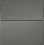 LUXPaper Square Invitation Envelopes | Peel & Press | 4" x 4" | Smoke Gray | 80lb. Text | 50 Qty