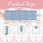 Blue Table Runner, 10Ft 120in Cheesecloth Table Runner, Gauze Rustic Cheese Cloth Table Runners for Wedding, Party, Baby & Bridal Shower, Boho Table Runners for Christmas Thanksgiving Halloween Easter