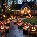 24Pack Black Flickering Flameless LED Candles with Remote & Timer, Small Pillar Acrylic LED Candles Perfect for Indoor/Outdoor Decor,Wedding,BBQ and Gift - Easily Create a Magical Atmosphere.