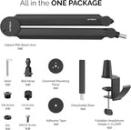IXTECH Mic Arm Boom Arm 360° Rotatable Microphone Boom Arm Mic Boom Arm with Desk Mount, Fully Adjustable, for Podcast, Video, Gaming, Radio, Studio Recording, Sturdy and Universal VALIANT Pro
